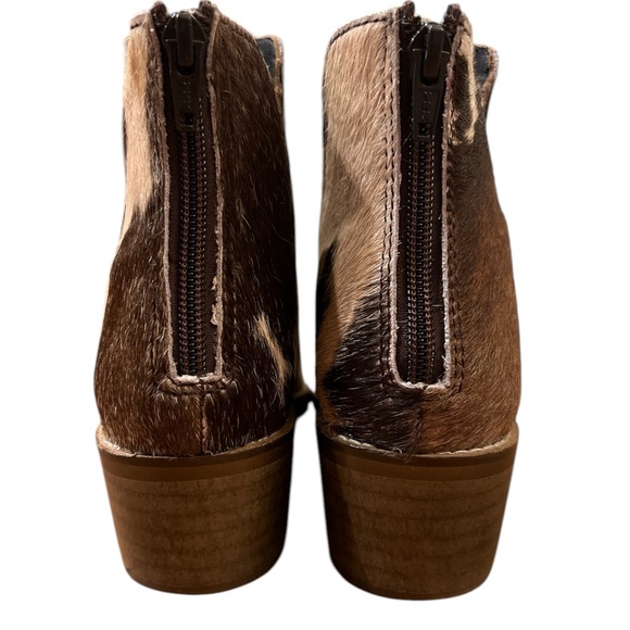 MYRA BOOTS | hair on hide split top booties size 6 - Picture 5 of 7